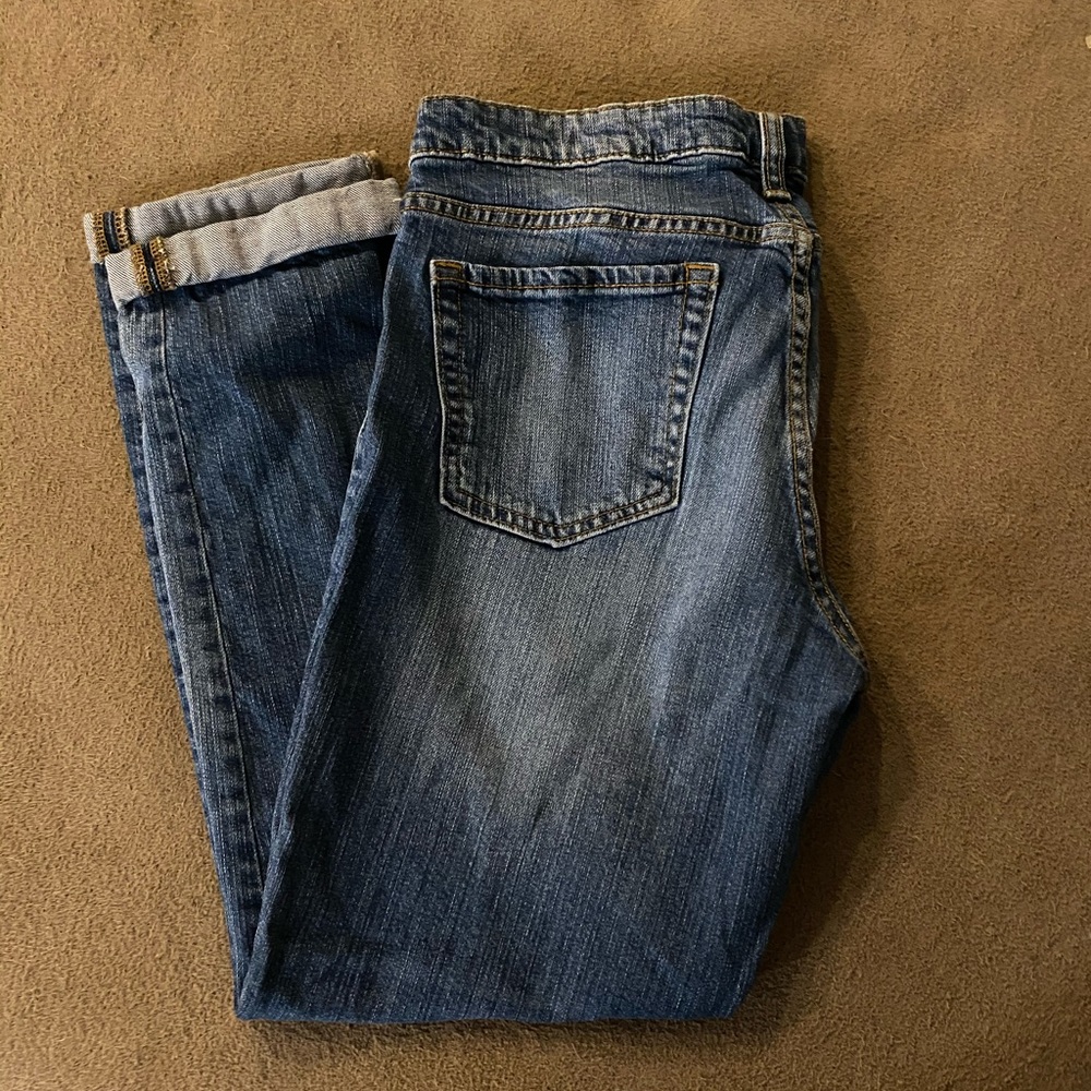 Gap Boyfriend Fit Coupe Cropped Jeans